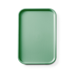 Podnos fast food z polypropylenu GN 1/1 zelený, 530x325x20 mm | AMERBOX, 878576