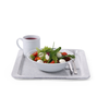 Polyesterový podnos pro samoobslužné restaurace, GN 1/2, grafitový, 325x265 mm | AMERBOX, 876602