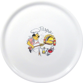 Talíř na pizzu, bílý, 310 mm | HENDI, Traditional