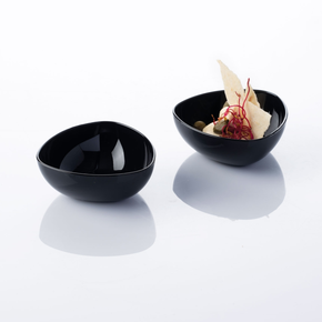 Sada jednorázových misek, černá - 100 ks. 75x75x30 mm - PMO11.02 | MARTELLATO, MONOUSO &amp; TAKE AWAY