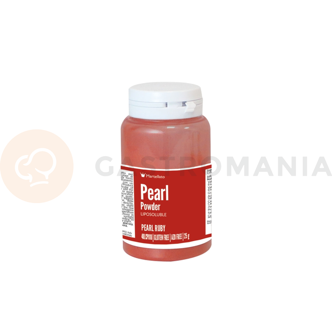 Práškové barvivo 25 g - perleťová červeň | MARTELLATO, Pearl powder