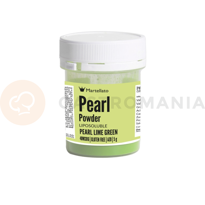 Práškové barvivo 25 g - perleťově červené | MARTELLATO, Pearl powder