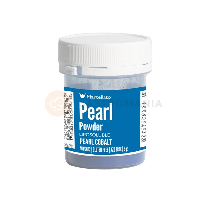 Práškové barvivo 5 g - perleťově modrá | MARTELLATO, Pearl powder