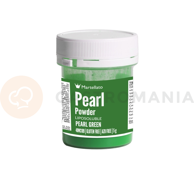 Práškové barvivo 5 g - perleťově zelené | MARTELLATO, Pearl powder