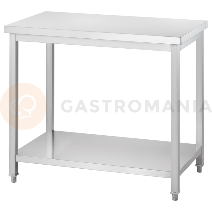 Centrální stůl s policí 800x600x850 mm, šroubovaný | GREDIL, 676286