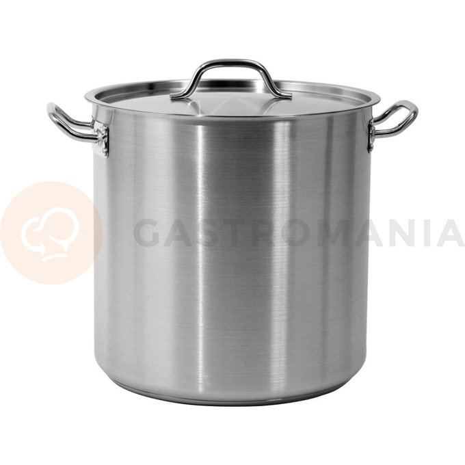 Vysoký hrnec s poklicí z nerezové oceli 36x36 cm 36,6 l | YATO, YG-00007