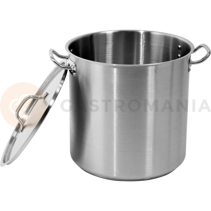 Vysoký hrnec s poklicí z nerezové oceli 36x36 cm 36,6 l | YATO, YG-00007