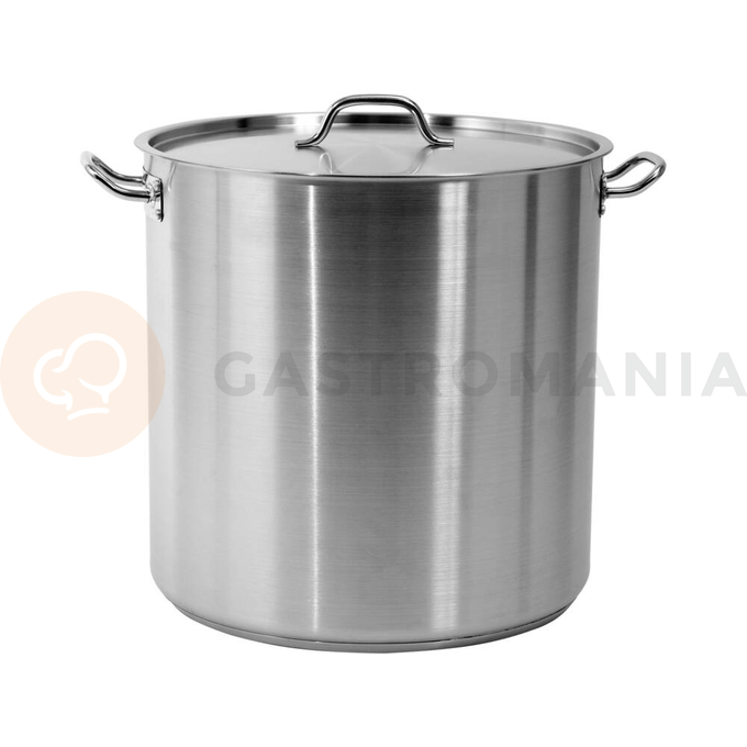 Vysoký hrnec s poklicí z nerezové oceli 45x45 cm 71,6 l | YATO, YG-00009