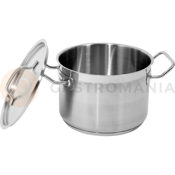 Střední hrnec s poklicí z nerezové oceli 20x14 cm 4,4 l | YATO, YG-00022