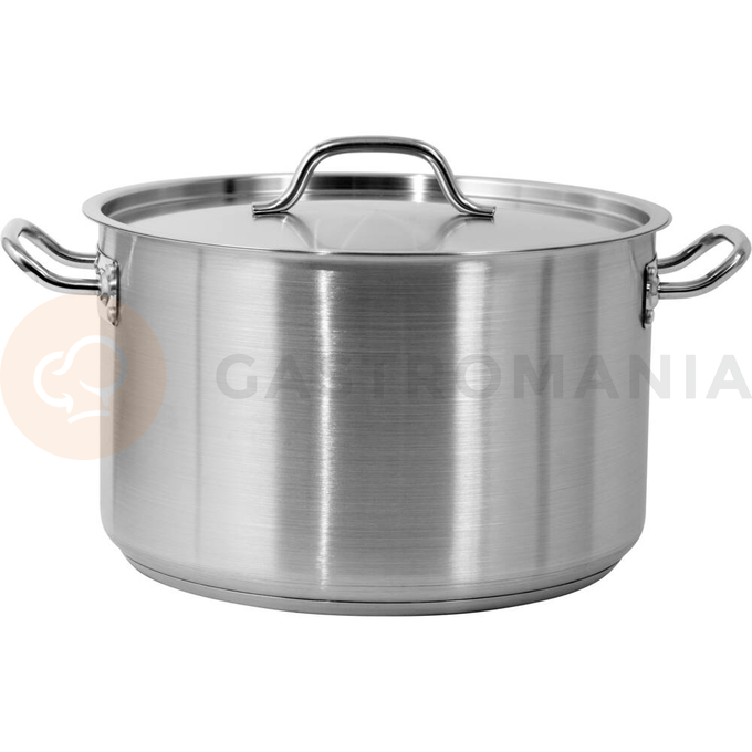 Střední hrnec s poklicí z nerezové oceli 36x22 cm 22,4 l | YATO, YG-00026