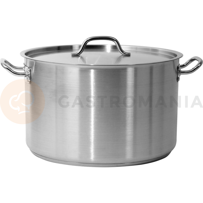 Nerezový nízký hrnec s poklicí 40x25 cm 31,4 l | YATO, YG-00045