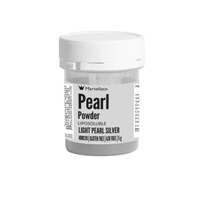 Práškové barvivo 5 g - perleťové světle stříbrné | MARTELLATO, Pearl powder