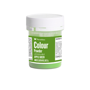 Práškové barvivo rozpustné v tucích 5 g - zelené jablko | MARTELLATO, Colour powder