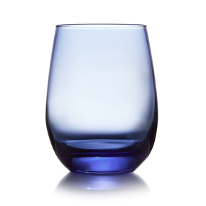 Sklenice na víno 0,451 l, modrá | LIBBEY, Stemless