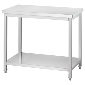 Centrální stůl s policí 800x600x850 mm, šroubovaný | GREDIL, 676286