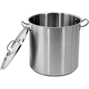 Vysoký hrnec s poklicí z nerezové oceli 36x36 cm 36,6 l | YATO, YG-00007