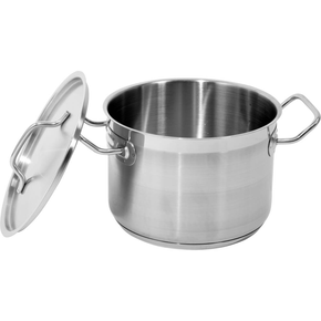 Střední hrnec s poklicí z nerezové oceli 20x14 cm 4,4 l | YATO, YG-00022