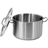 Střední hrnec s poklicí z nerezové oceli 36x22 cm 22,4 l | YATO, YG-00026