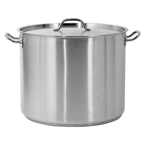 Střední hrnec s poklicí z nerezové oceli 45x36 cm 57,3 l | YATO, YG-00028