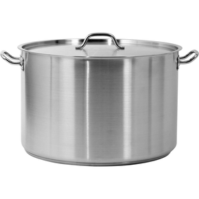 Střední hrnec s poklicí z nerezové oceli 50x32 cm 62,8 l | YATO, YG-00029