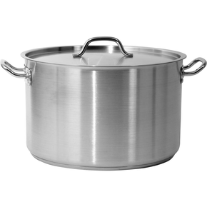 Nerezový nízký hrnec s poklicí 40x25 cm 31,4 l | YATO, YG-00045
