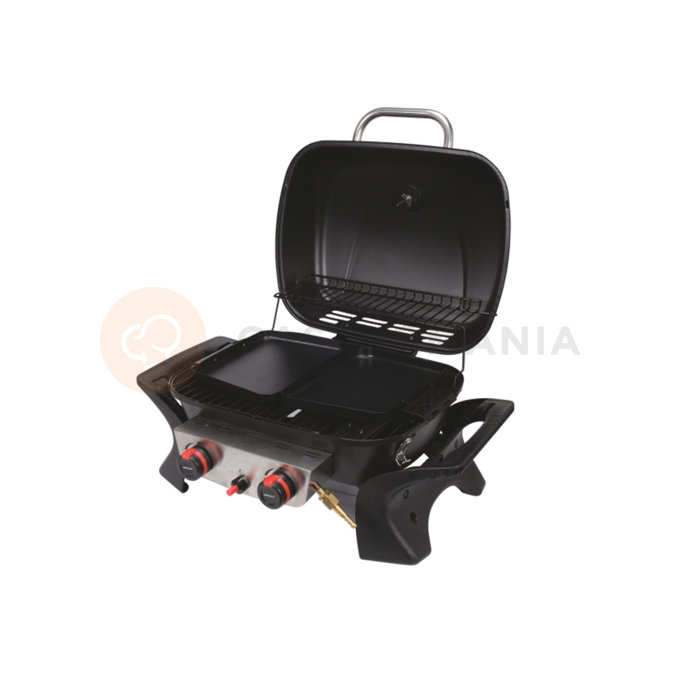 Přenosný plynový gril, 2 hořáky, 5 kW | YATO, Yake