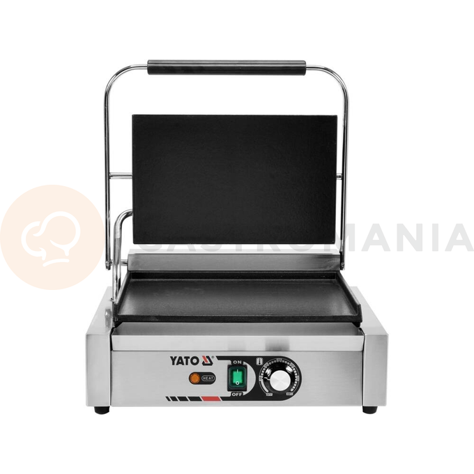 Elektrický kontaktní gril PANINI hladký 44 cm 2,2 kW | YATO, YG-04558