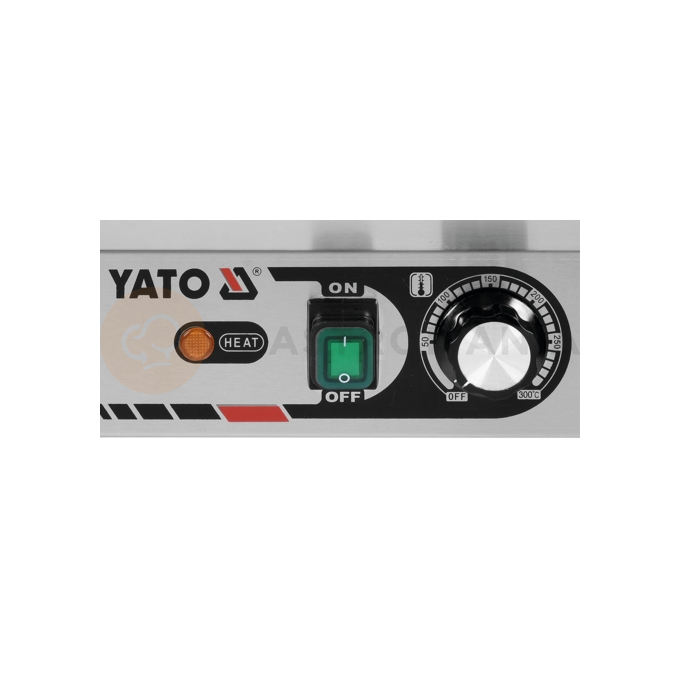 Elektrický kontaktní gril PANINI hladký 44 cm 2,2 kW | YATO, YG-04558