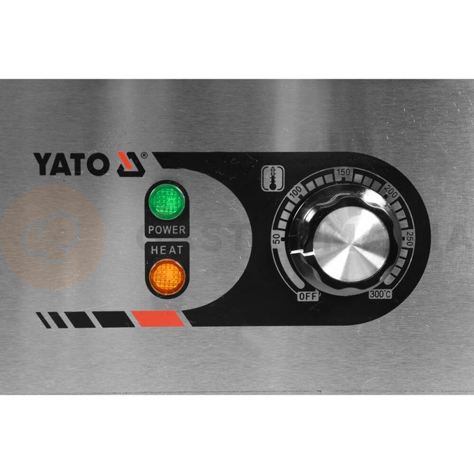 Elektrická grilovací deska hladká 2x2,2 kW 73 cm | YATO, YG-04588