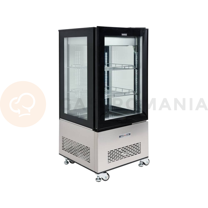 Chladící vitrína 270 l 65x65x150 cm černá | YATO, YG-05064