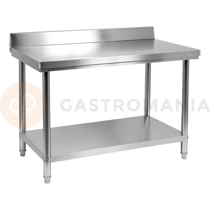 Přístěnný skládací stůl s policí 1200x700x850+100 mm | YATO, YG-09032