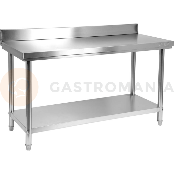 Přístěnný skládací stůl s policí 1400x600x850+100 mm | YATO, YG-09023