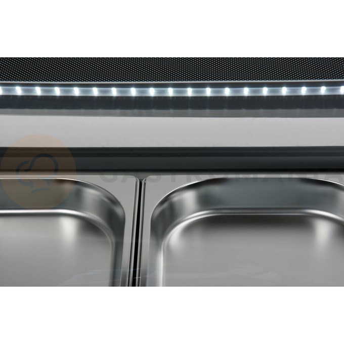 Chladící vitrína 5x1/2 GN 180x42x29,5 cm | YATO, YG-05005