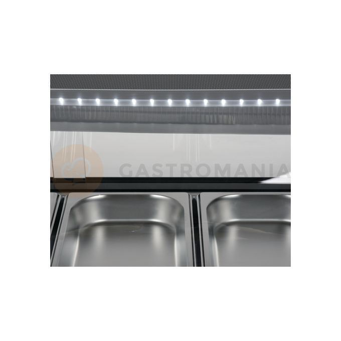 Chladící vitrína 5x1/3 GN 135x42x29,5 cm | YATO, YG-05001