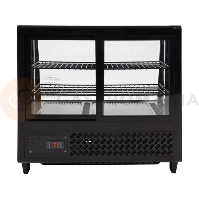 Chladící vitrína 100 l 68x45x67 cm černá | YATO, YG-05020