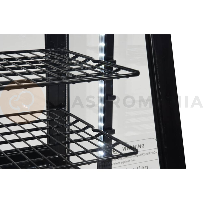 Chladící vitrína 100 l 68x45x67 cm černá | YATO, YG-05020