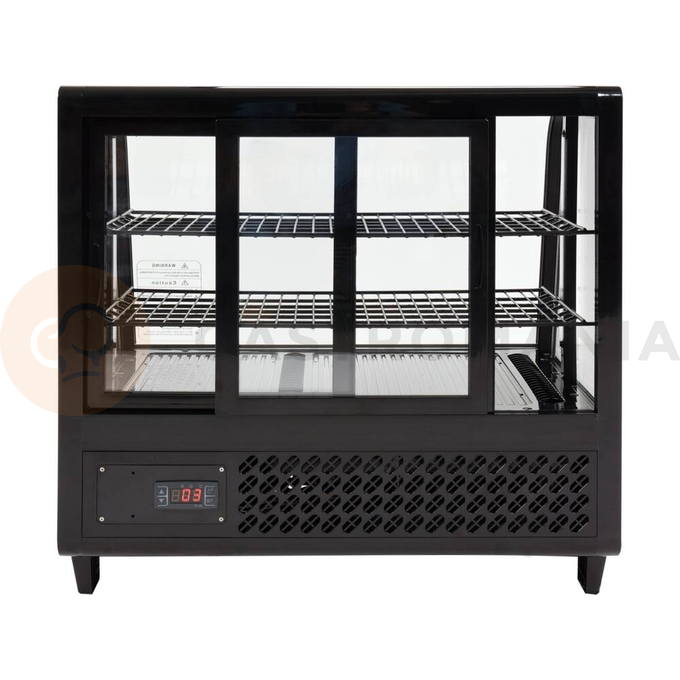 Chladící vitrína 100 l 68x45x67 cm černá | YATO, YG-05020