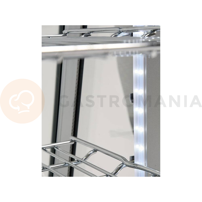 Chladící vitrína 100 l 68x45x67 cm stříbrná | YATO, YG-05022