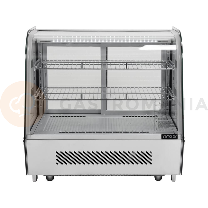 Chladící vitrína 120 l 68x56x66 cm stříbrná | YATO, YG-05025