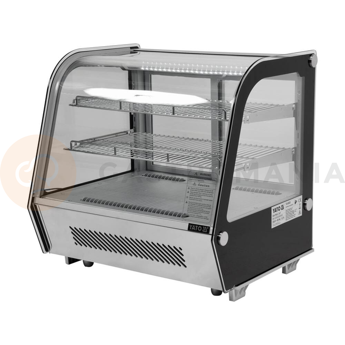 Chladící vitrína 120 l 68x56x66 cm stříbrná | YATO, YG-05025