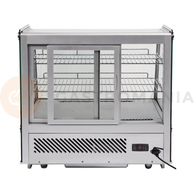 Chladící vitrína 120 l 68x56x66 cm stříbrná | YATO, YG-05025