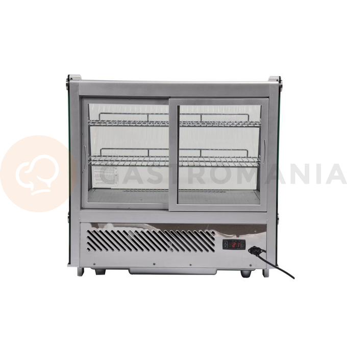 Chladící vitrína 120 l 68x56x66 cm stříbrná | YATO, YG-05025