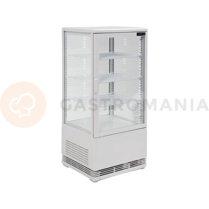 Witryna chłodnicza 78 l 42x38x96 cm biała | YATO, YG-05055