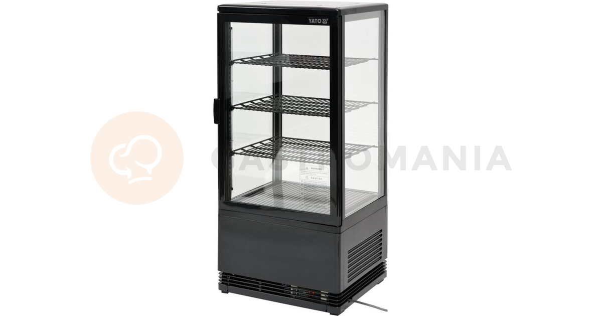 Chladící vitrína 78 l 42x38x96 cm černá | YATO, YG-05056