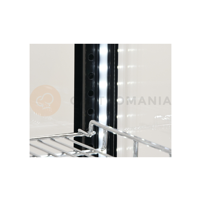 Witryna chłodnicza 78 l 43x39x98 cm czarna | YATO, YG-05060