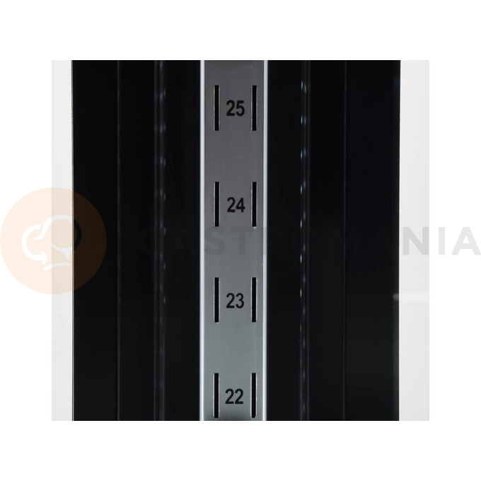 Chladící vitrína 400 l 68x68x175 cm černá | YATO, YG-05098