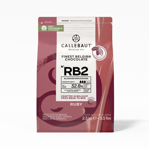 Růžová čokoláda Ruby2 34,3% Callets 2,5 kg balení | CALLEBAUT, CHR-Q37RB2-2B-U75