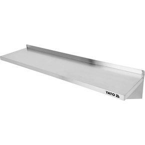 Nástěnná police se zadním lemem jednodílná 1200x300x180 mm | YATO, YG-09041