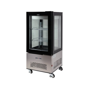 Chladící vitrína 270 l 65x65x150 cm černá | YATO, YG-05064
