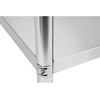 Centrální skládací stůl s policí 800x600x850 mm | YATO, YG-09000